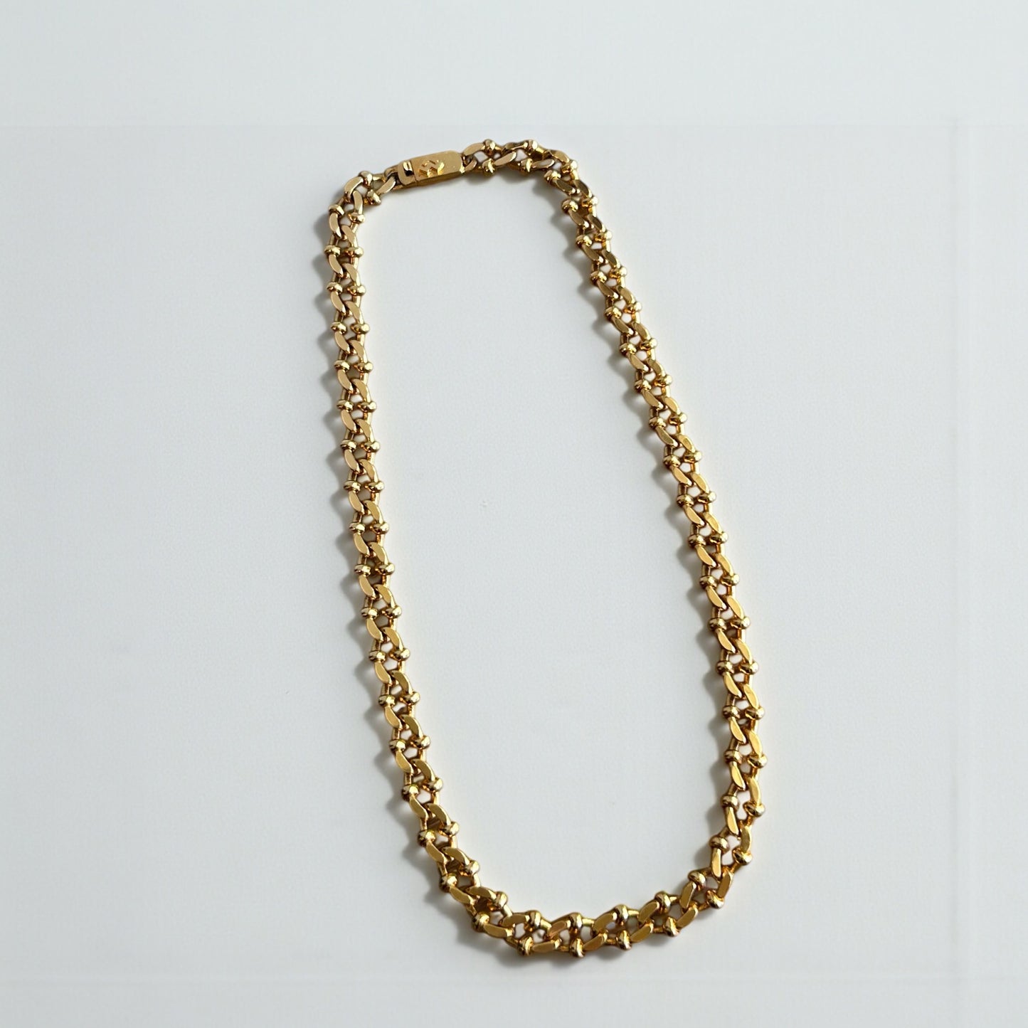 Vintage Gold Tone Chain Necklace | Late 1990s