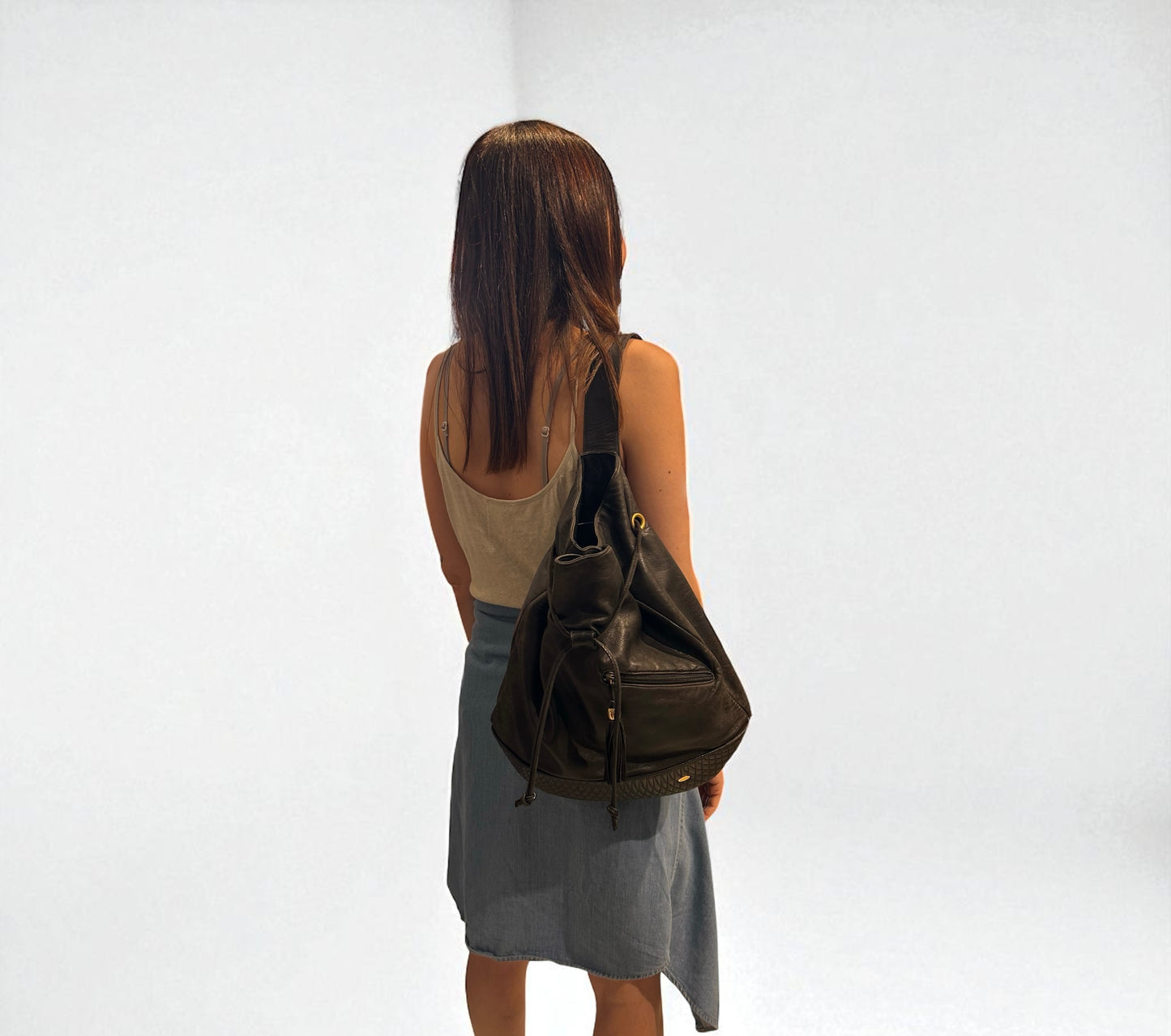 Vintage Bally Drawstring bag