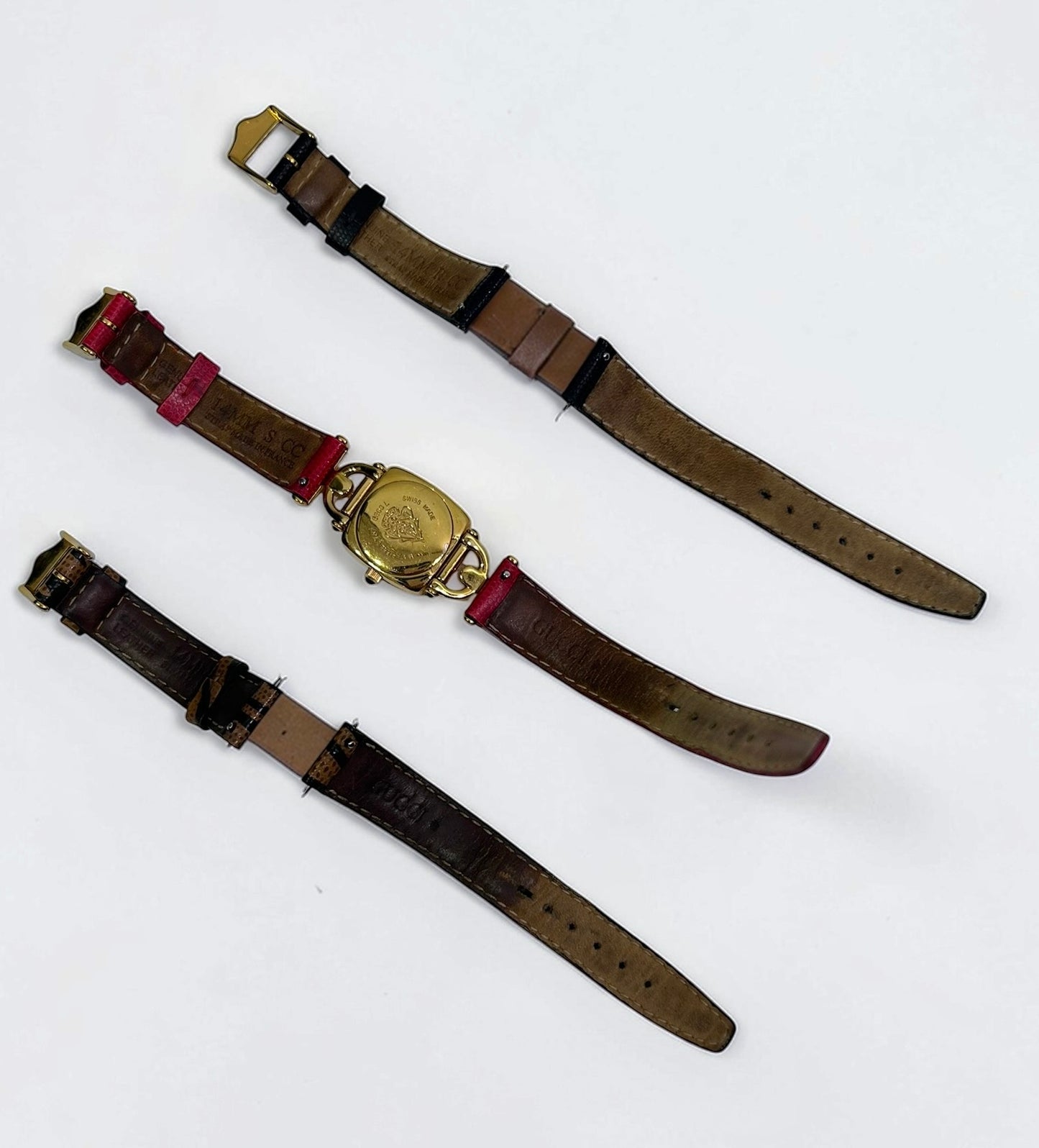 Vintage Gucci Interchangeable Strap Watch Set| 1990