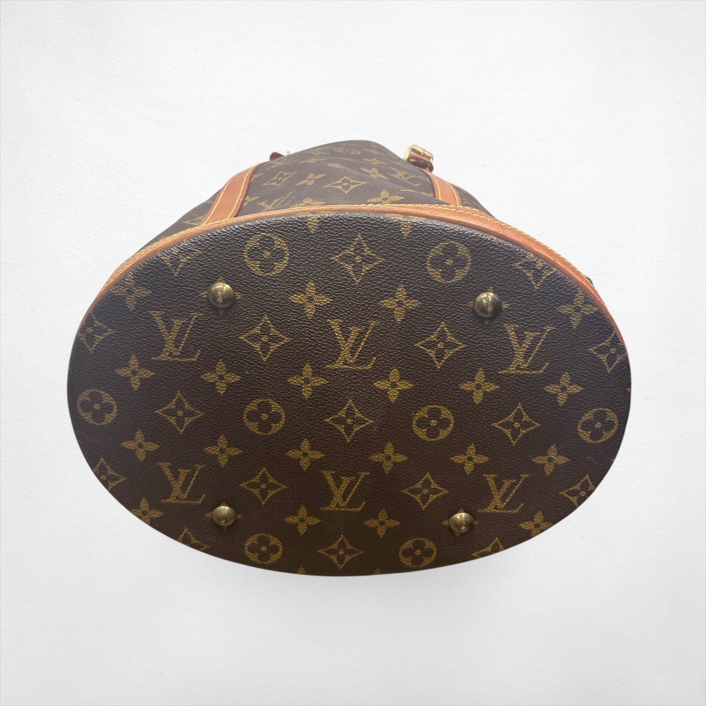 Vintage Louis Vuitton Monogram Bucket GM Tote Bag with Pochette | Late 1990s