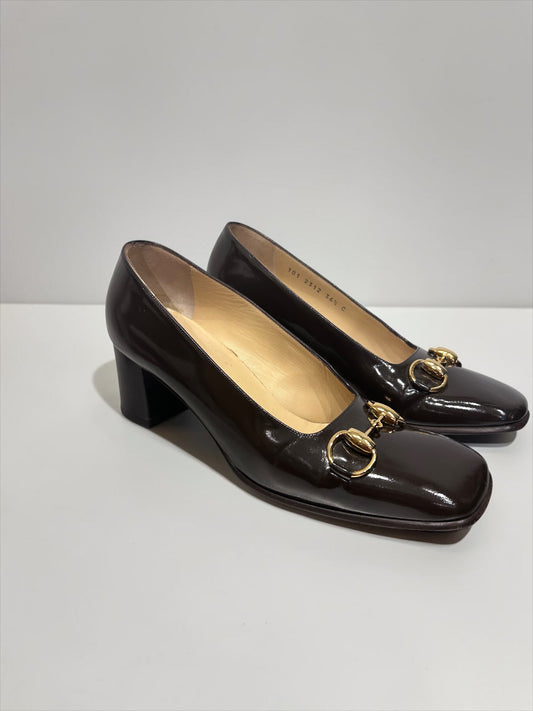 Vintage Gucci Horsebit Leather Pumps| 1990s, Tom Ford Era