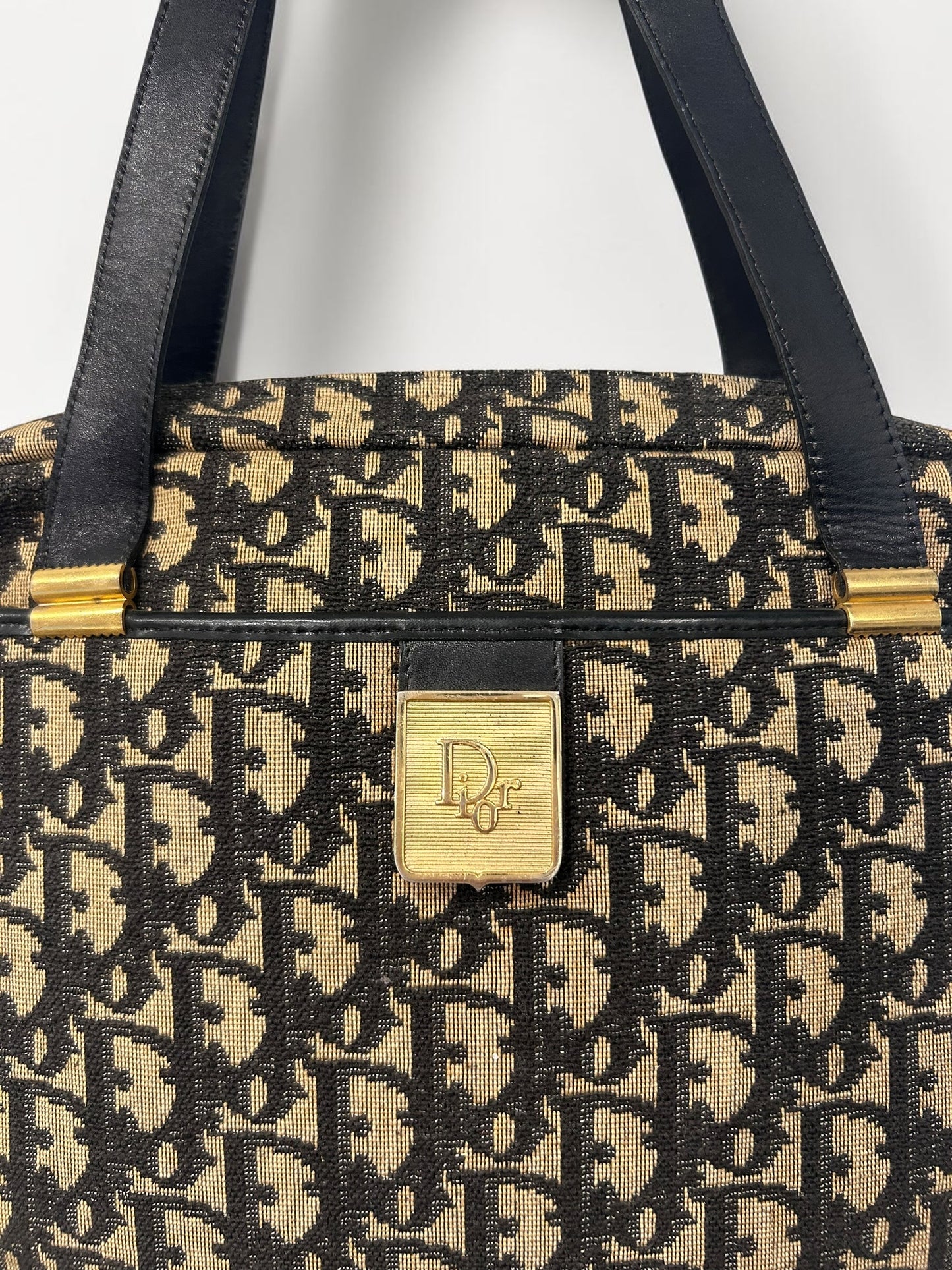 Vintage Christian Dior Monogram Shoulder Bag |Late 1990s