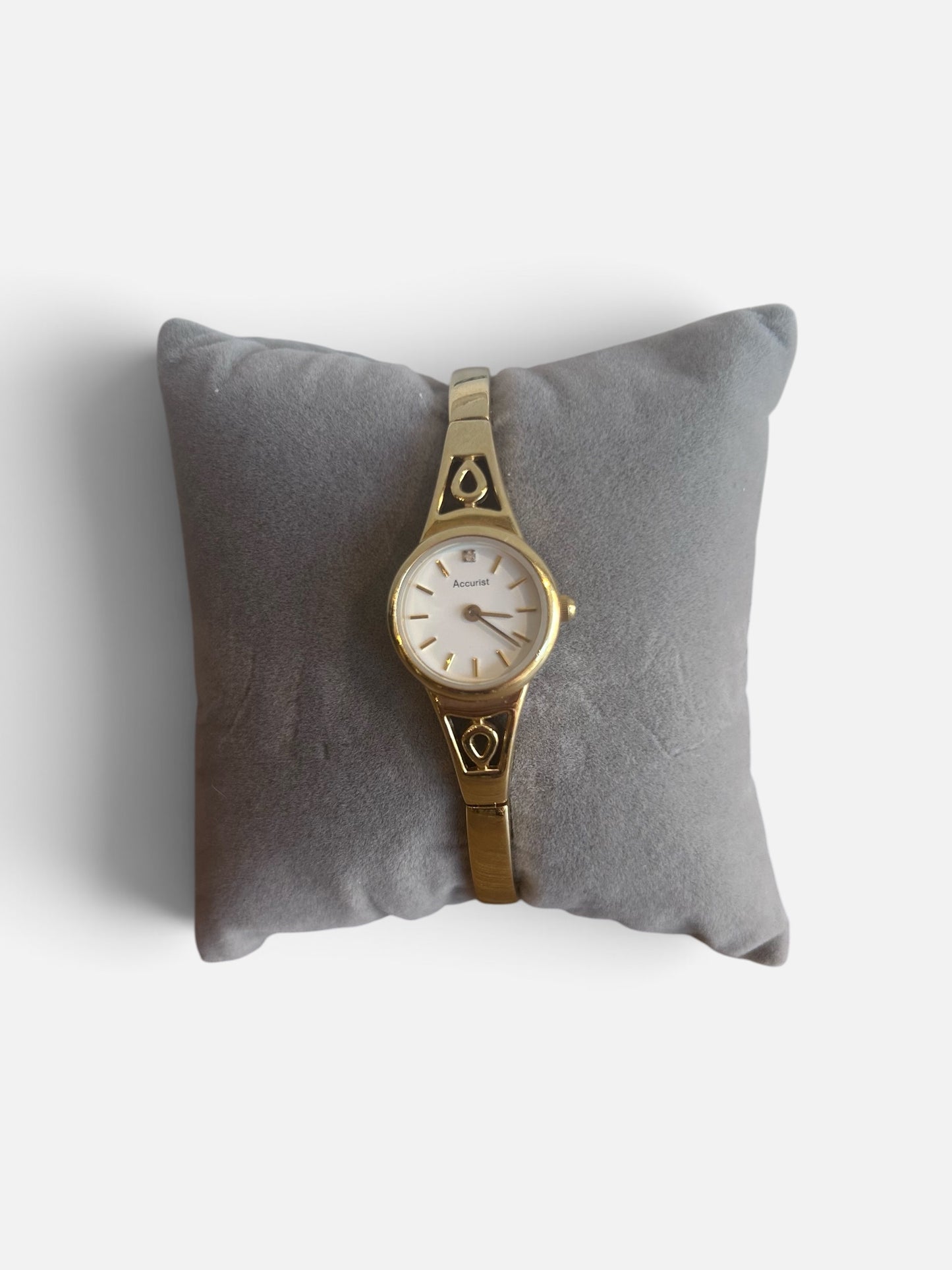 Vintage Accurist Gold-Plated Bracelet Watch| 1990s