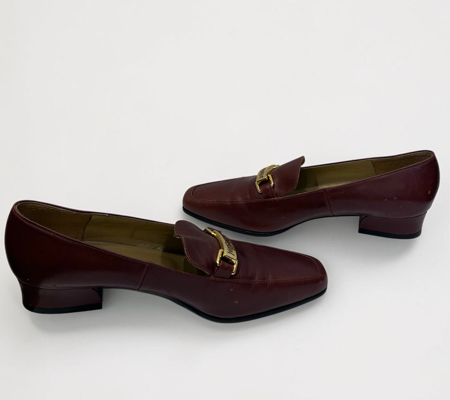 Vintage Yves Saint Laurent Vintage Leather Loafers|90s