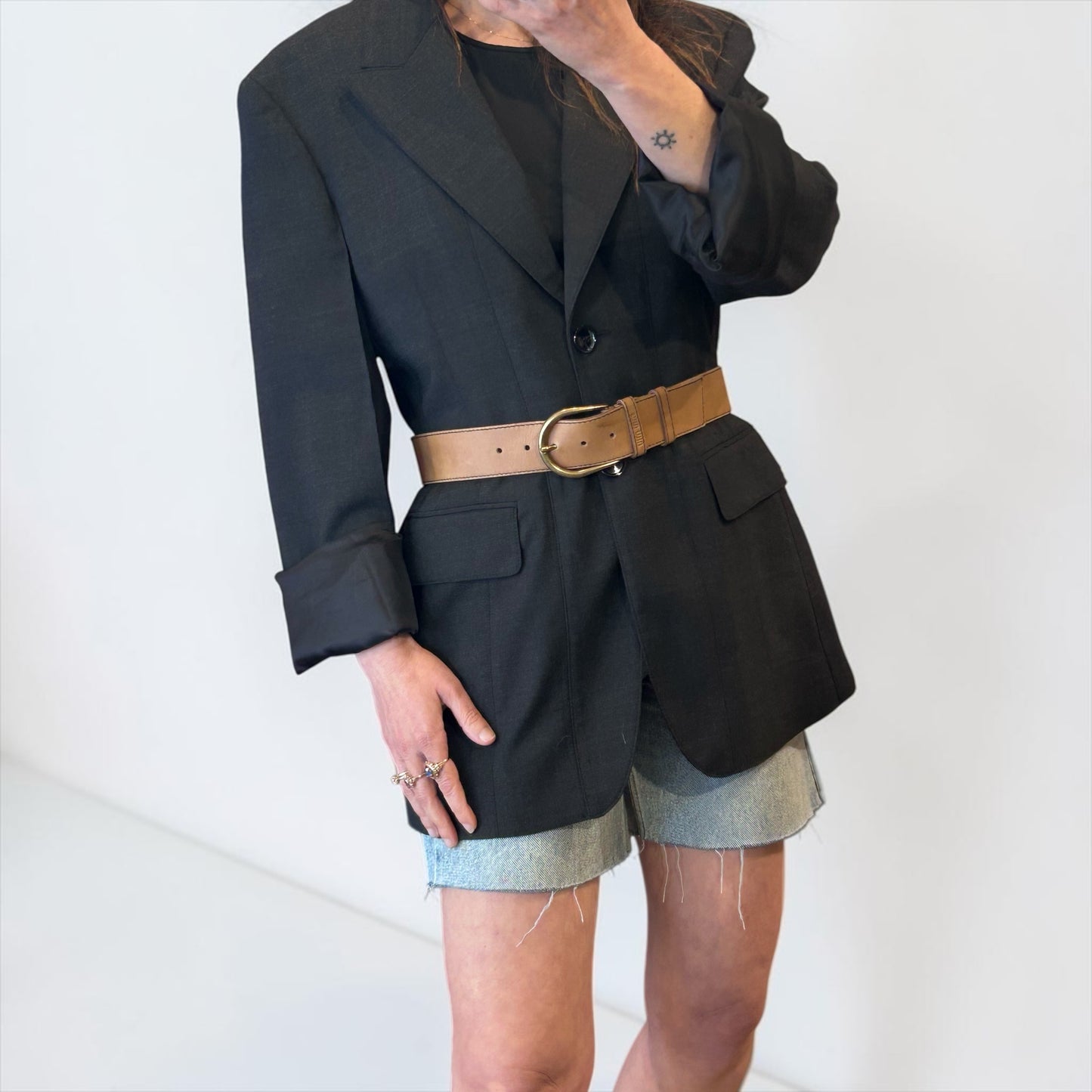 Acne Studios Wool Blazer with Viscose Lining