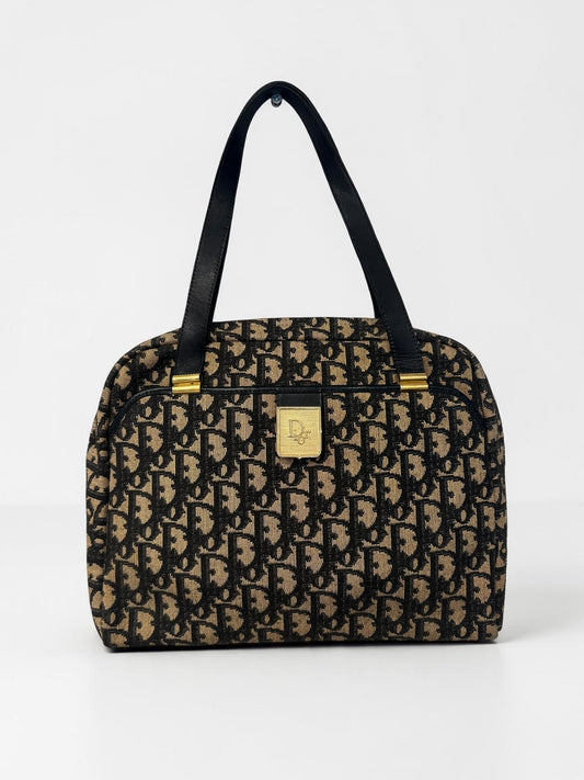 Vintage Christian Dior Monogram Shoulder Bag |Late 1990s