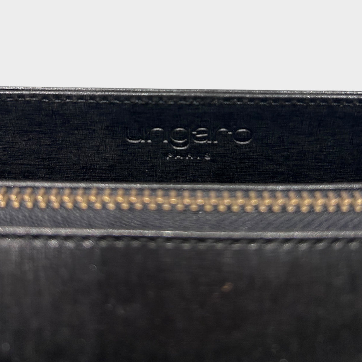 Vintage Ungaro Paris Black Shoulder Bag | Early 2000s