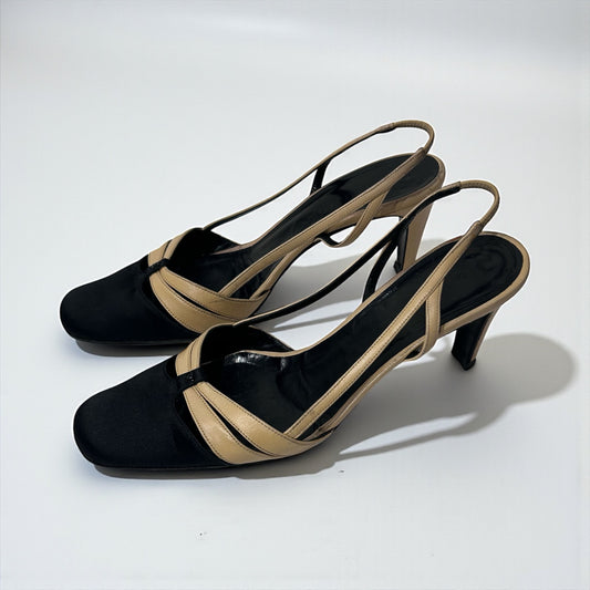 Vintage Chanel Two-Tone Slingback Heel