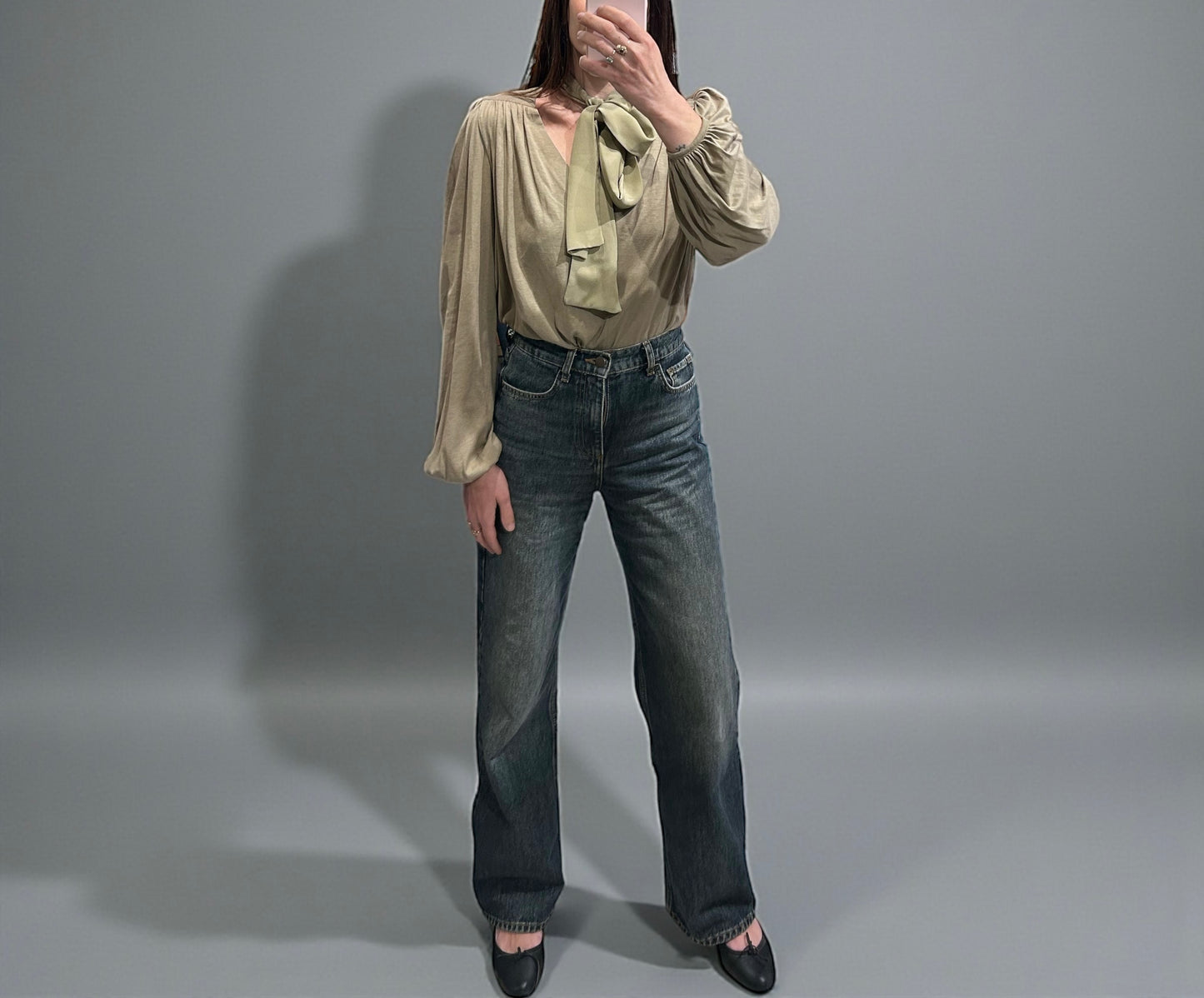 Vintage Chloé Tie-Neck Blouse