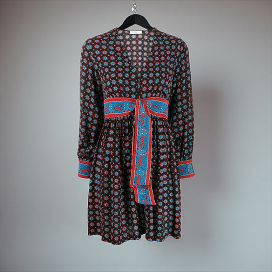 Sandro Paris Printed mini dress