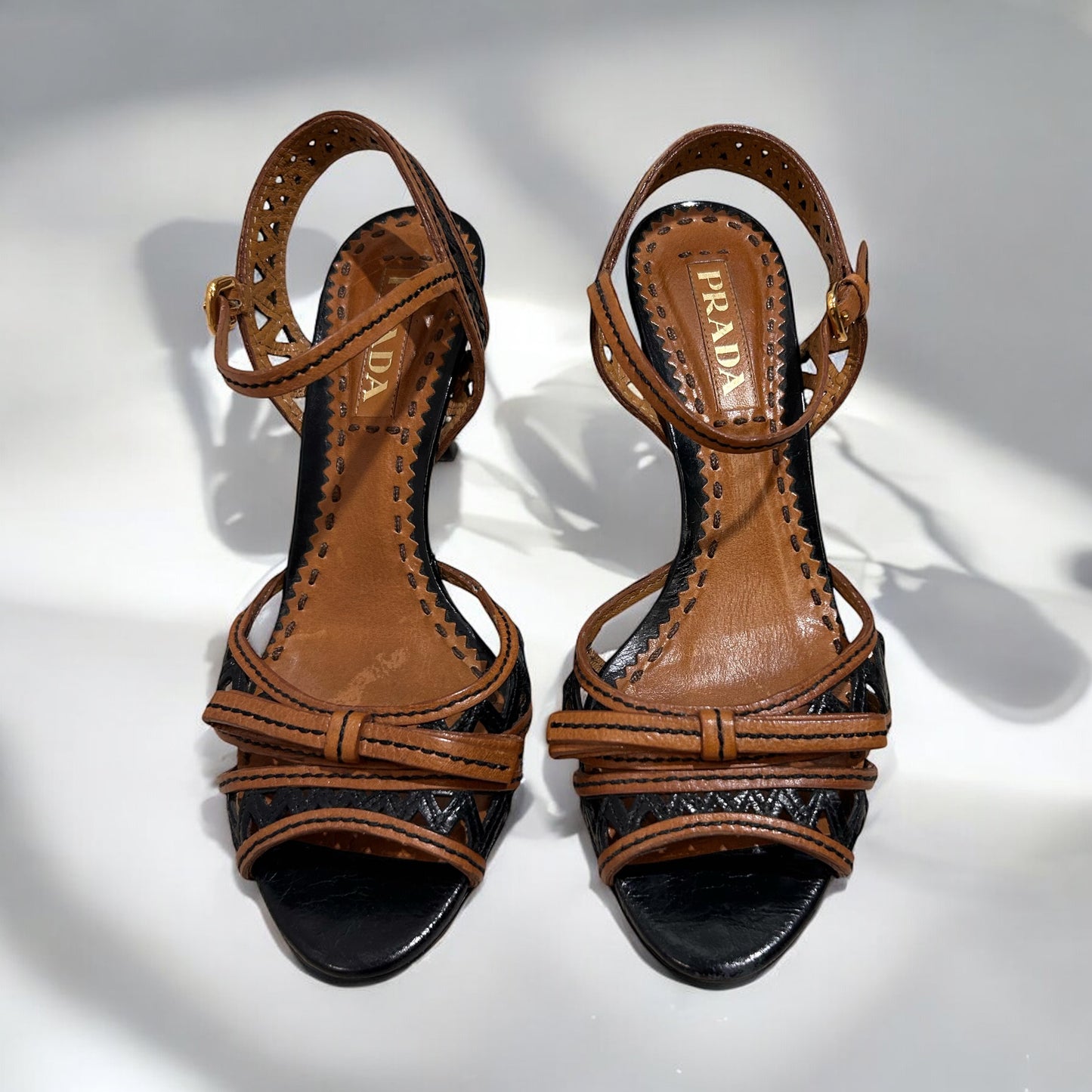 Vintage Prada heeled sandals