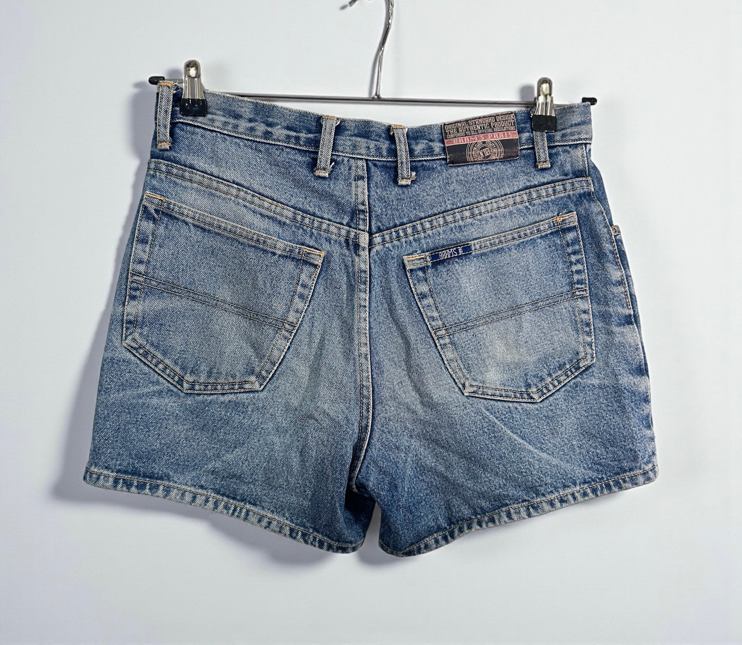 Vintage BRAMS Paris High Waisted Denim Shorts| 90s
