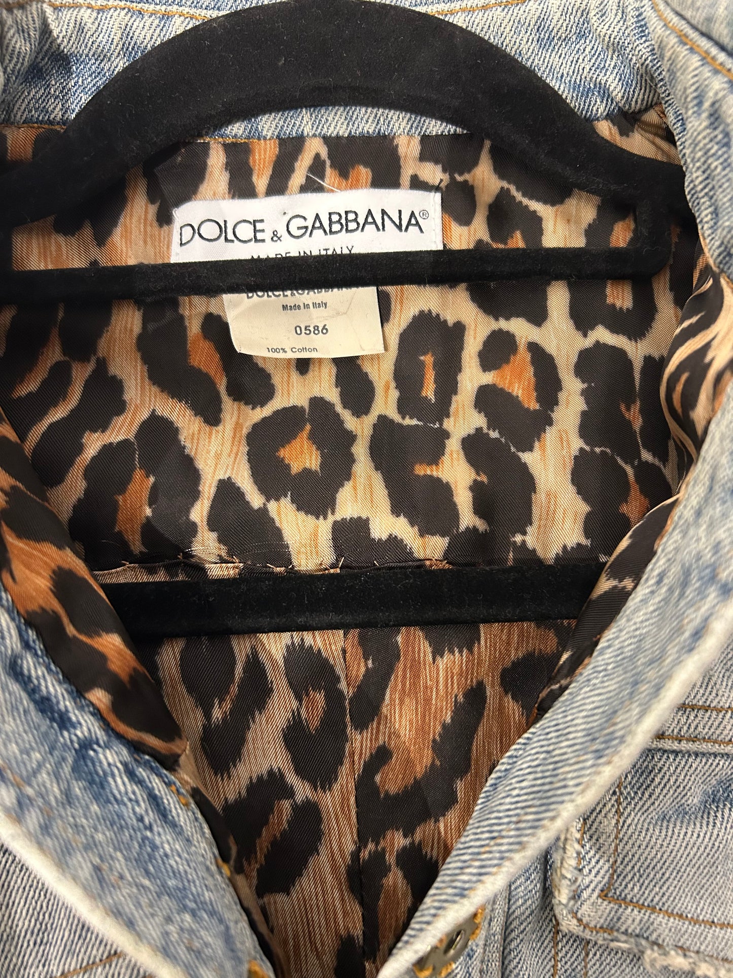 Y2K Dolce&Gabbana denim vest