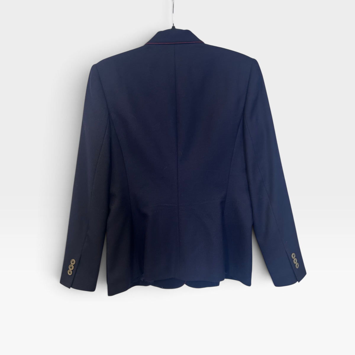 Vintage Ralph Lauren Navy Wool Blazer | 1990s