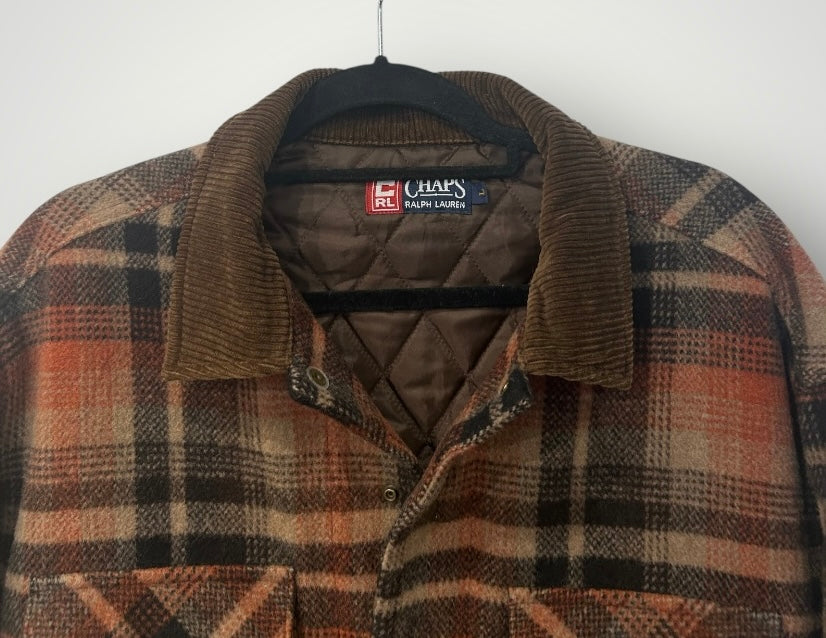 Vintage Chaps Ralph Lauren Plaid Quilted Jacket