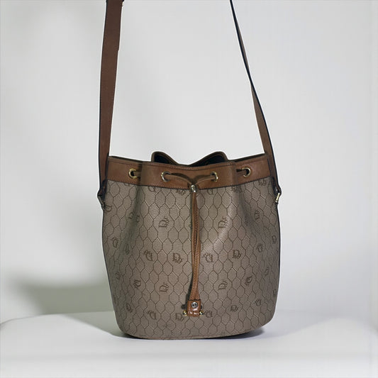 Christian Dior Vintage Honeycomb Bucket Bag
