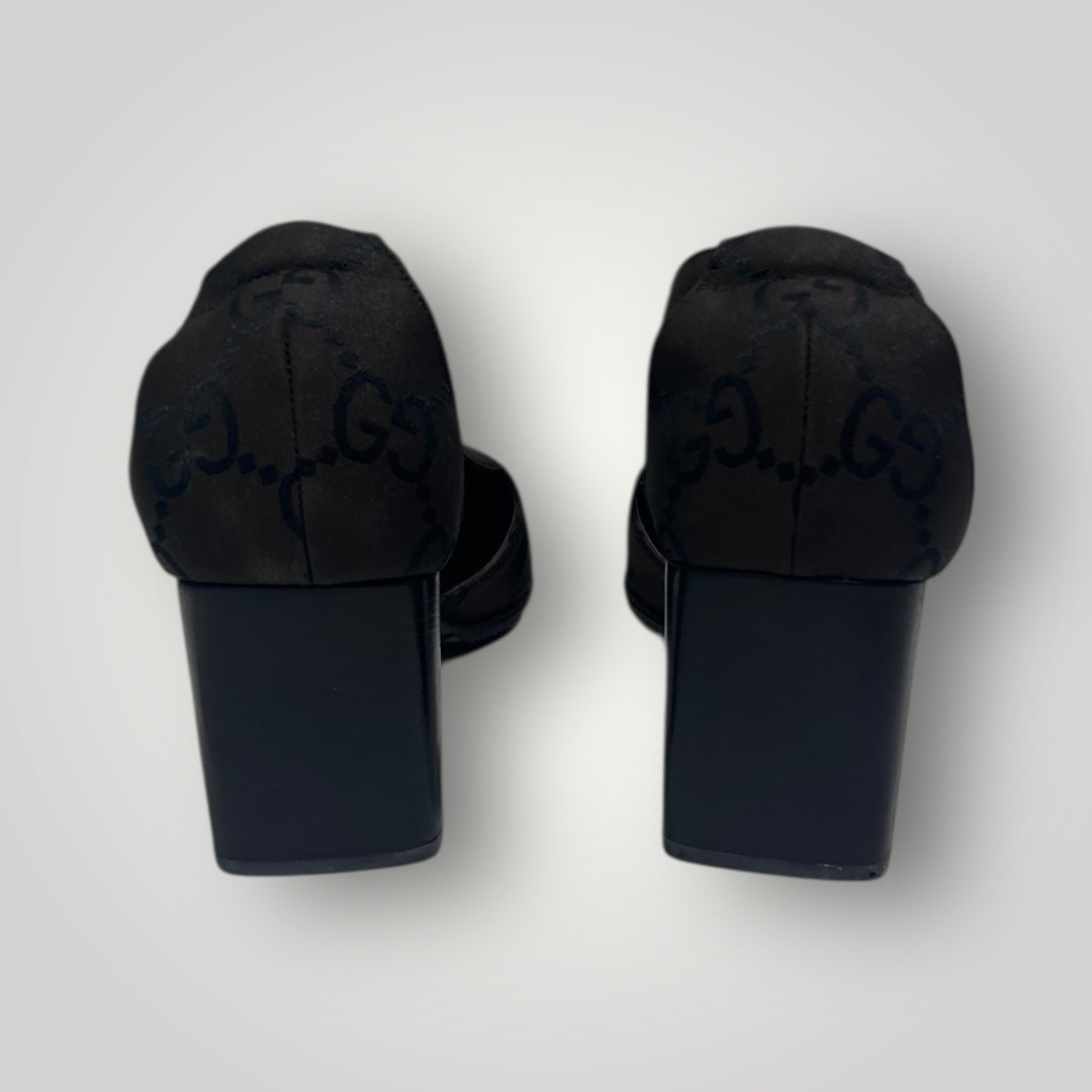 Vintage Gucci Jacquard Slingback Heels – Tom Ford Era