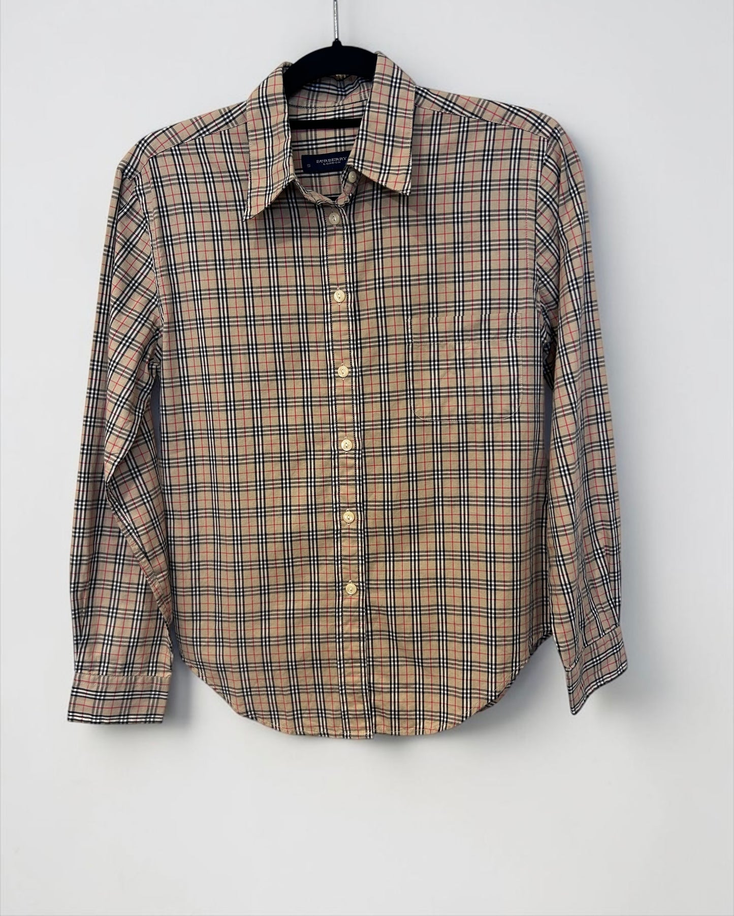 Vintage Burberry London Nova Check Cotton Shirt |Early 2000s