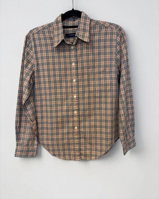 Vintage Burberry London Nova Check Cotton Shirt |Early 2000s