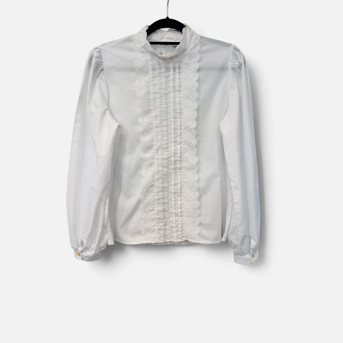Vintage White Lace Blouse|1990s