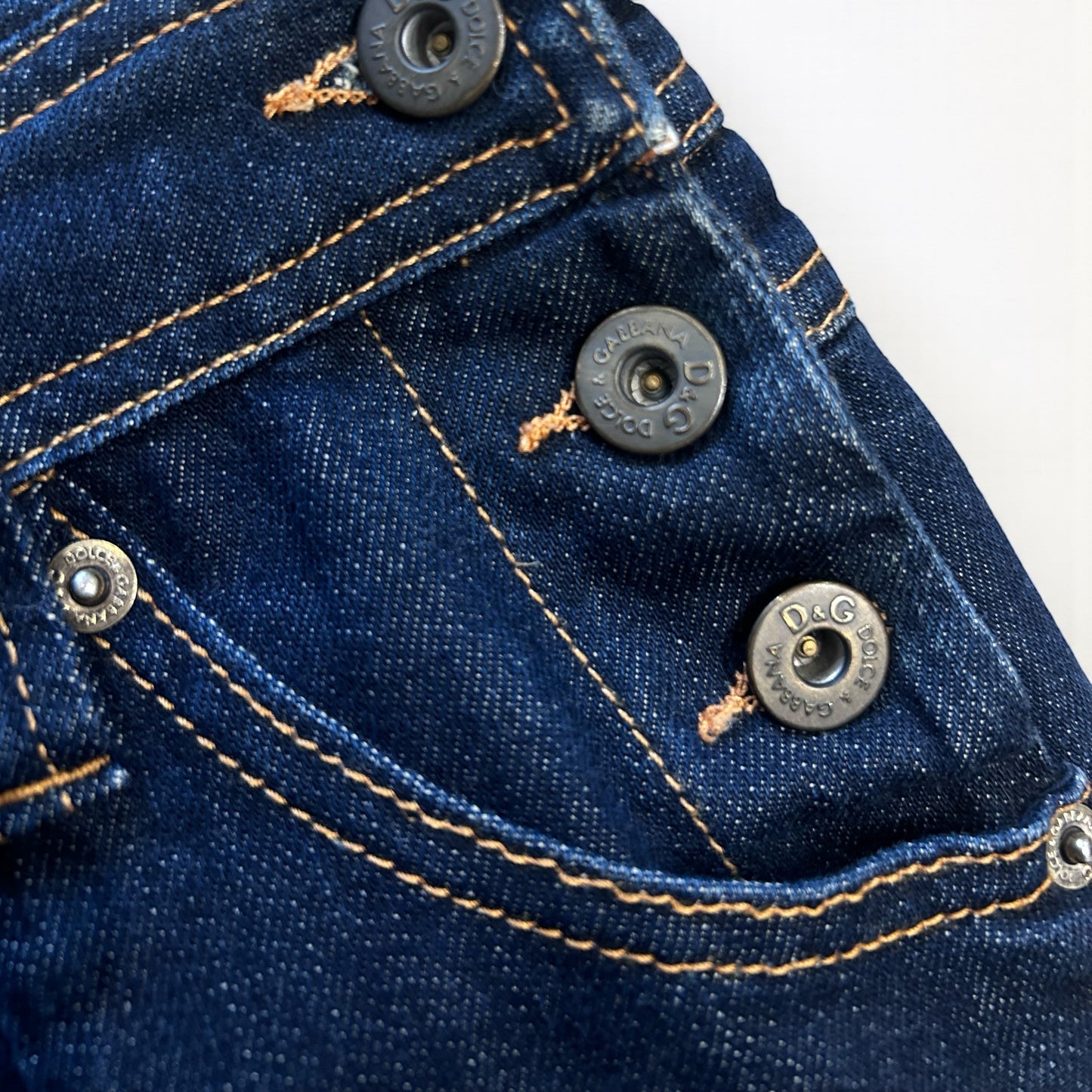 Y2K Dolce & Gabbana Denim Overall Mini Dress