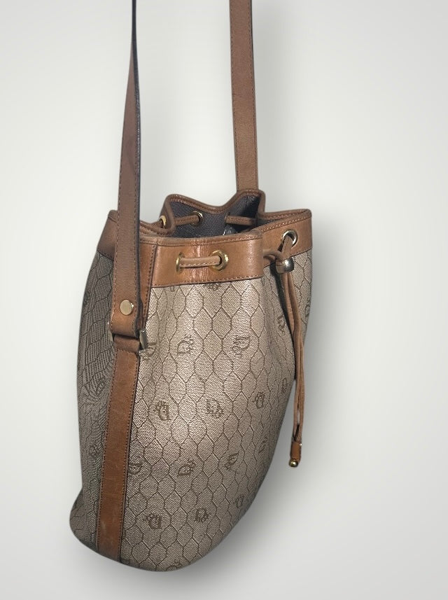 Christian Dior Vintage Honeycomb Bucket Bag