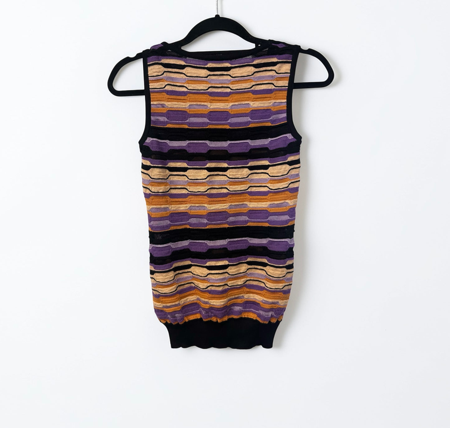 Missoni Multicolor Knit Sleeveless Top |Early 2000s