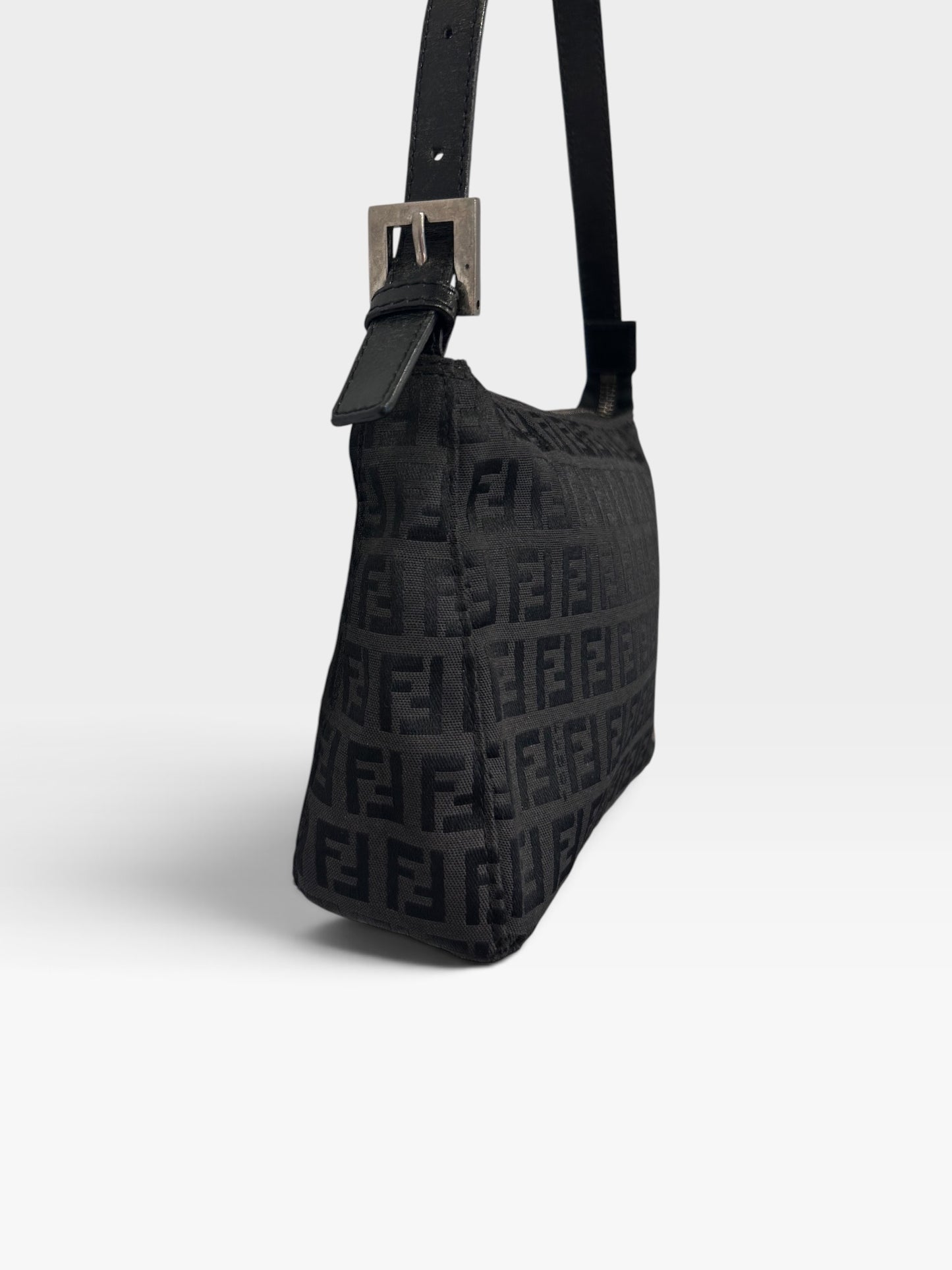 Vintage Fendi Zucca Shoulder Bag| Late 1990s / Early 2000s