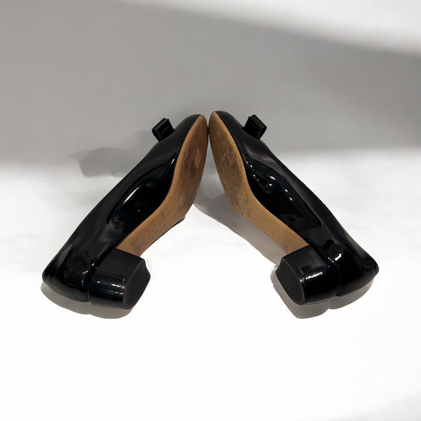 Vintage Ferragamo Patent shoes