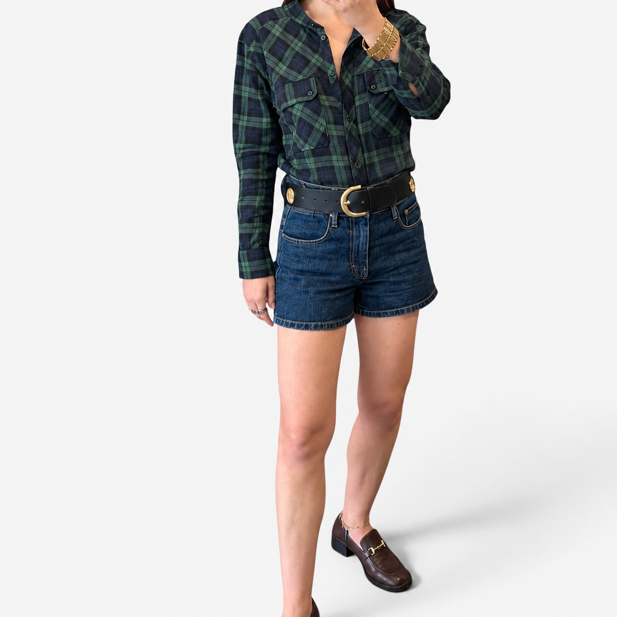Isabel Marant Étoile Plaid Cotton Shirt