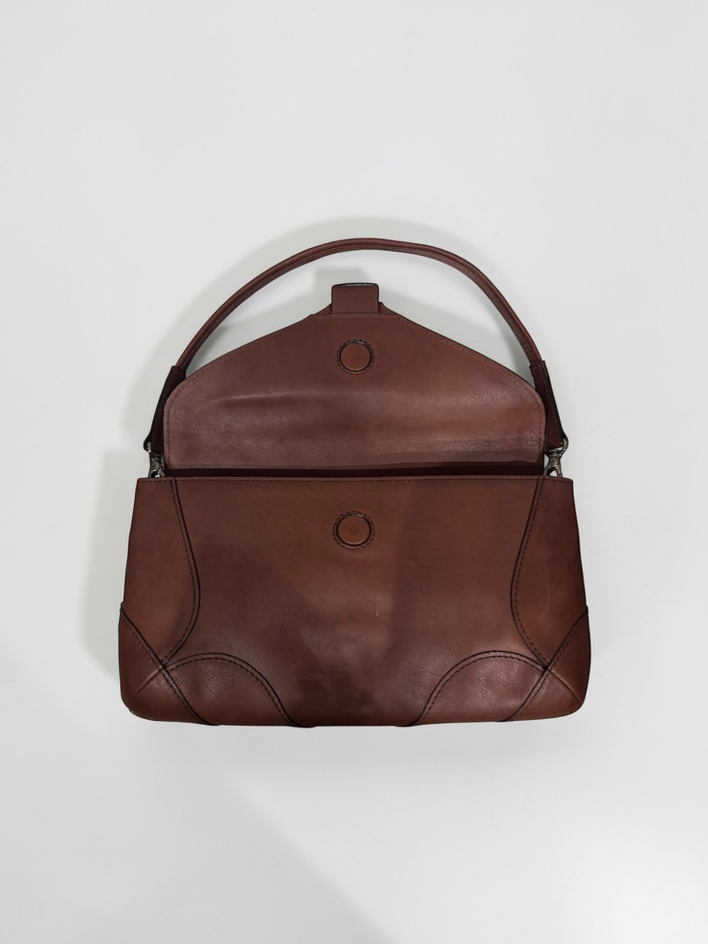 Vintage Chloé Brown Leather Shoulder Bag / Clutch |1990’s