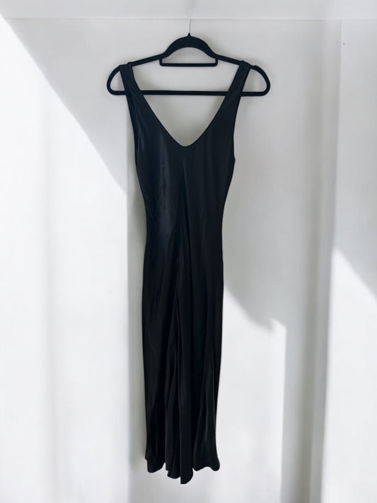 Satin maxi dress
