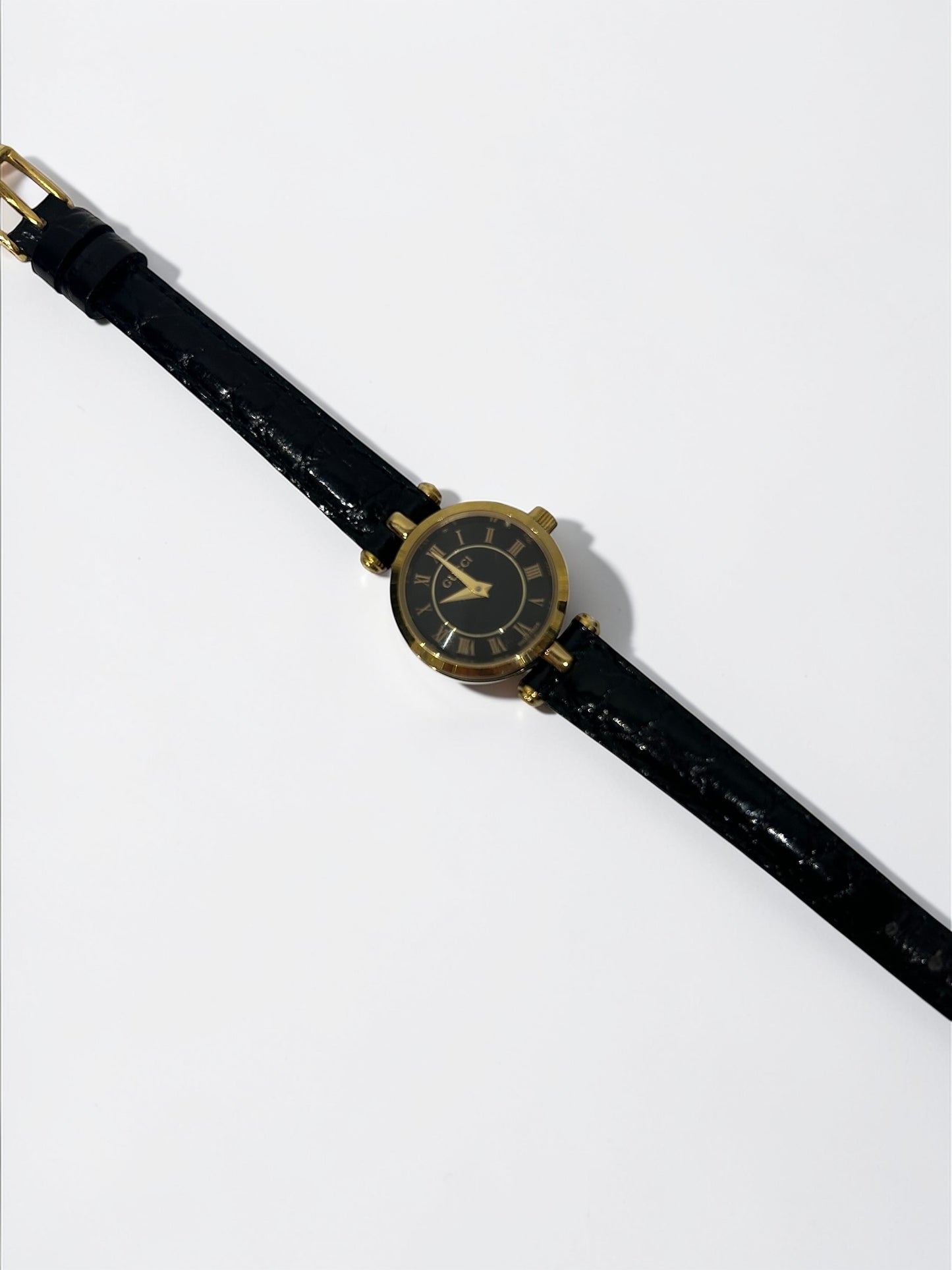 Vintage Gucci Roman Dial Gold Plated Watch|Early 90s