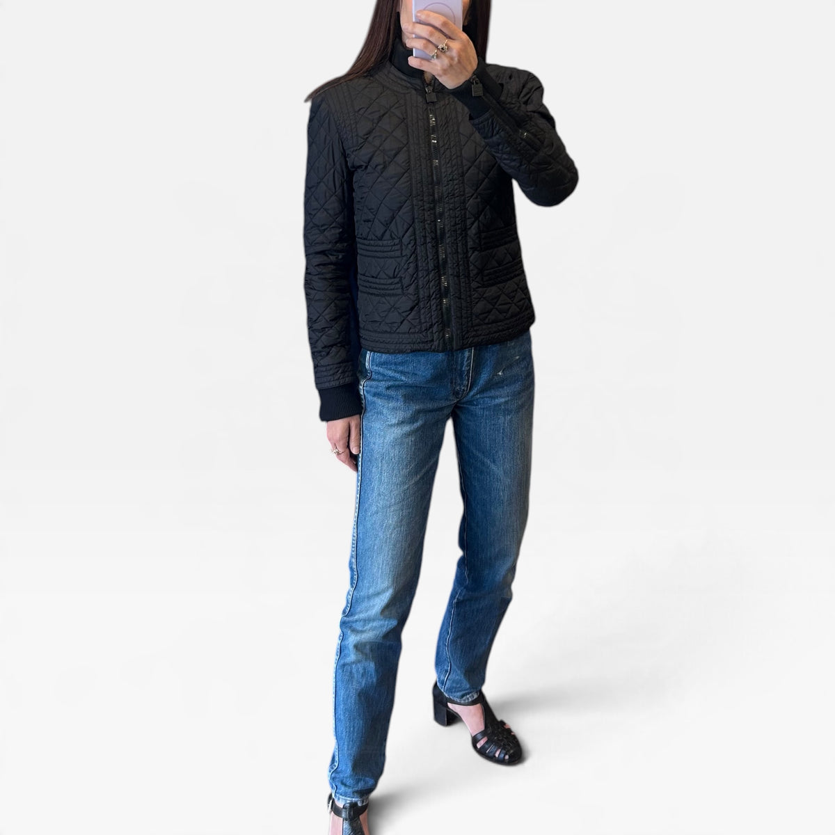 Vintage Chanel Black Quilted Jacket | Fall 2005