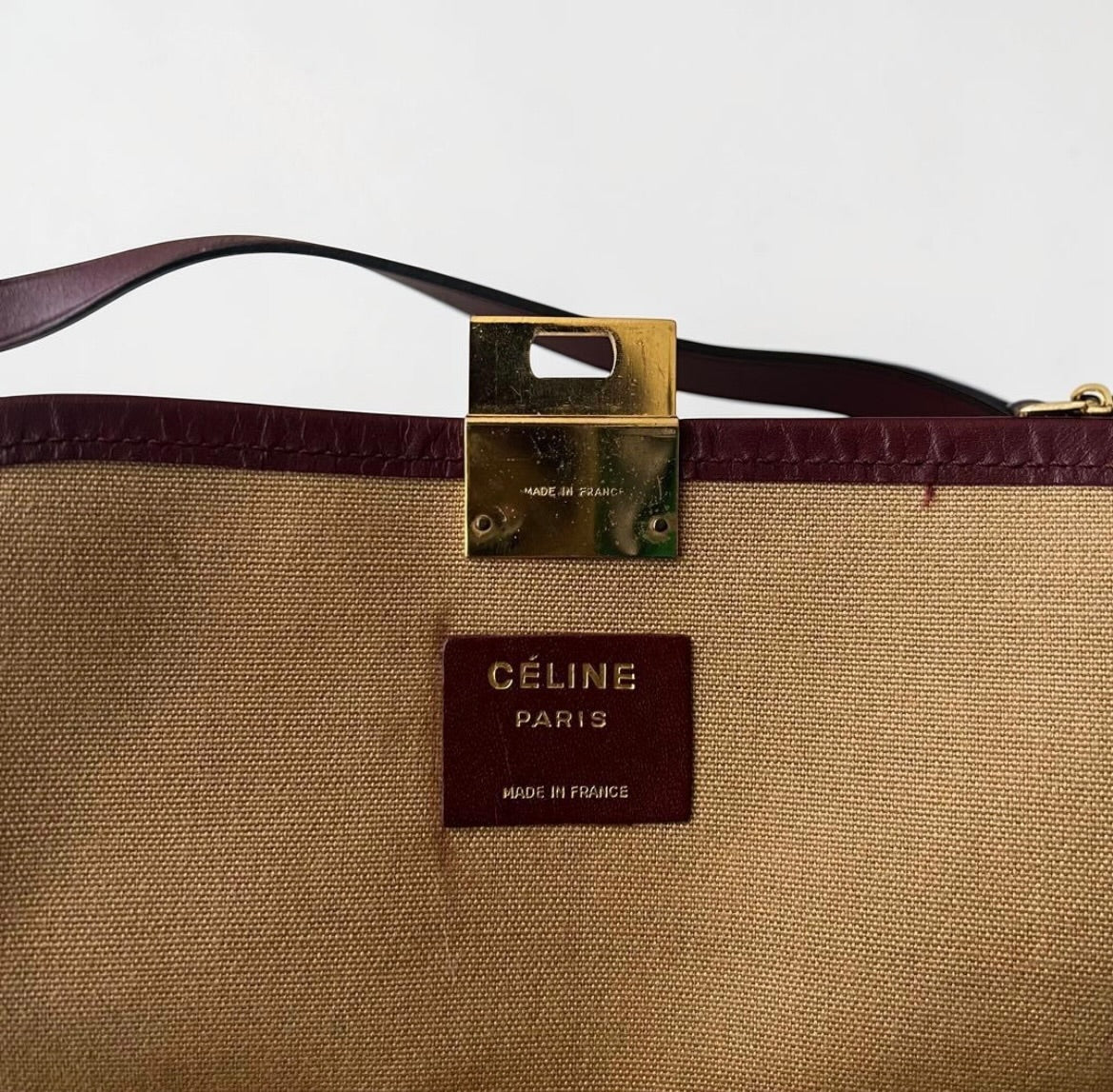 Vintage Céline Monogram Convertible Crossbody & Clutch Bag| Early 1990s
