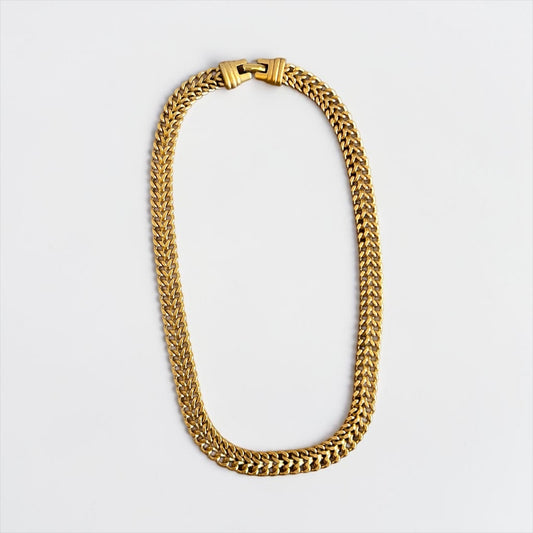 Vintage Monet Gold-Plated Chain Necklace |1990s