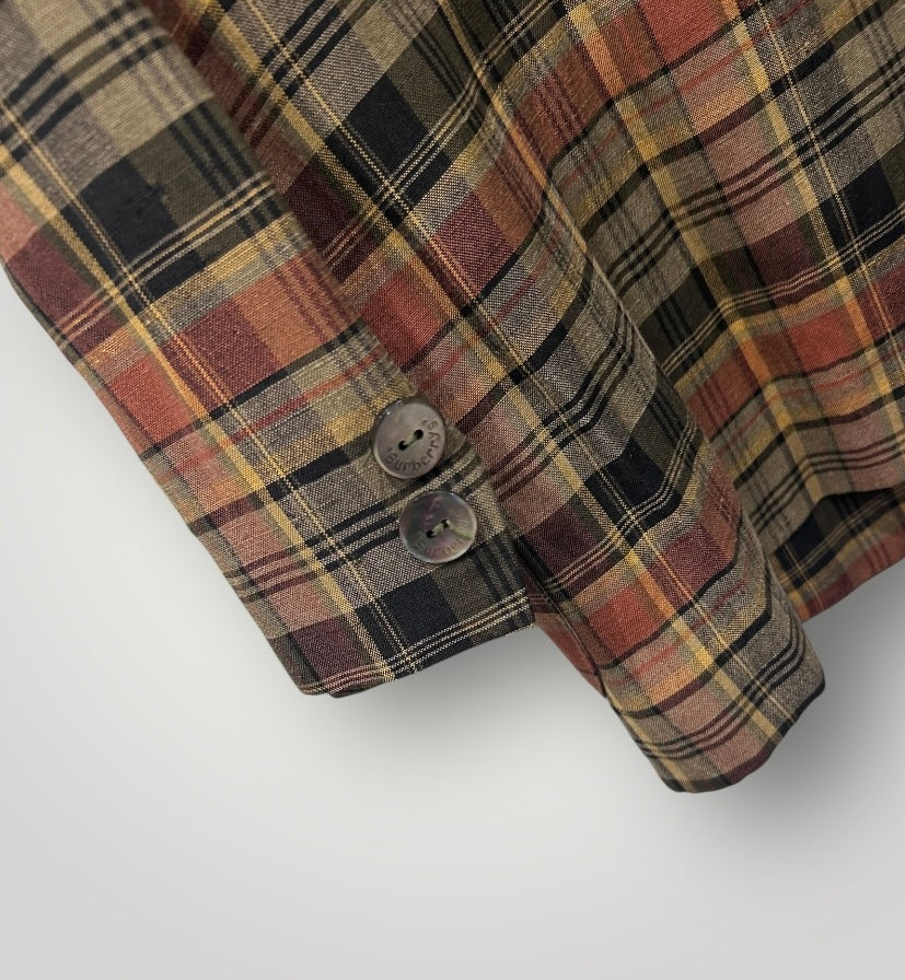 Burberrys Vintage Checked Blazer, Late 1980s–Early 1990s