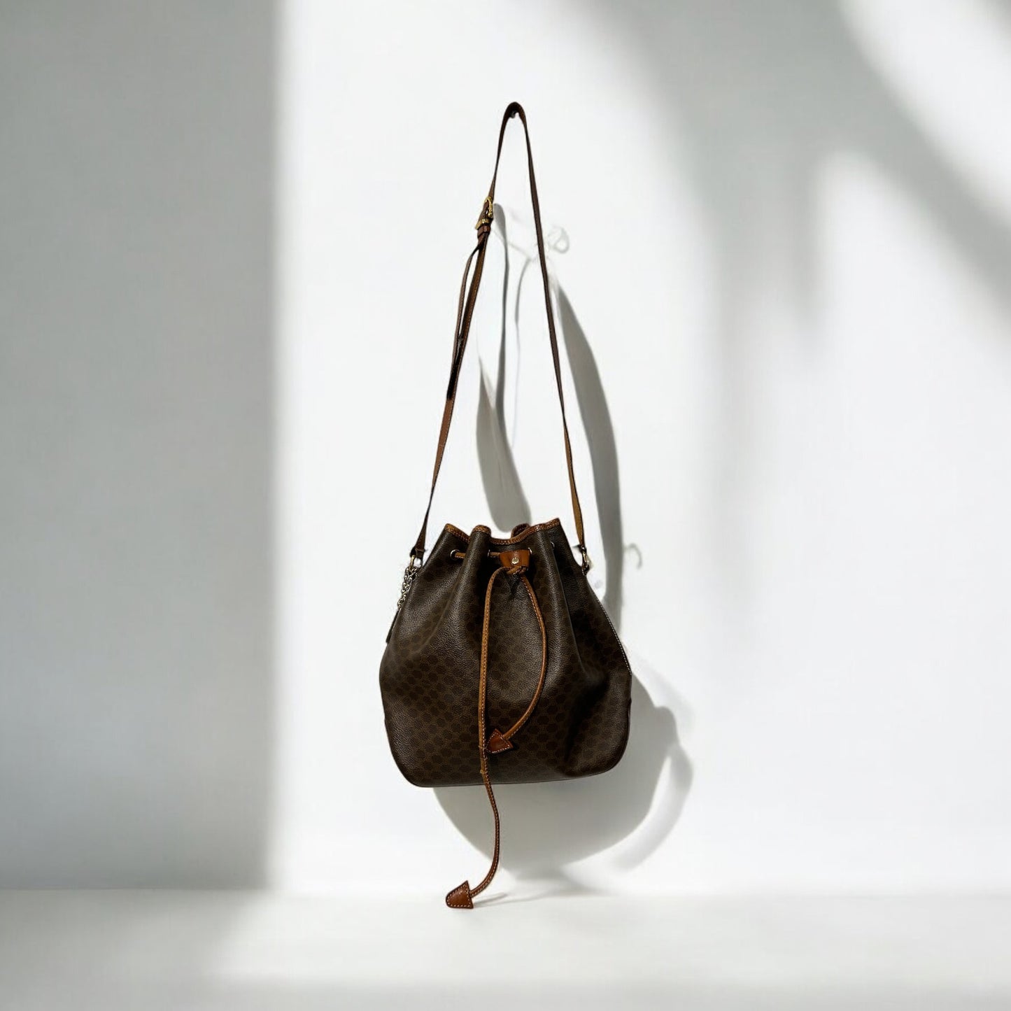 Vintage Celine Macadam bucket bag