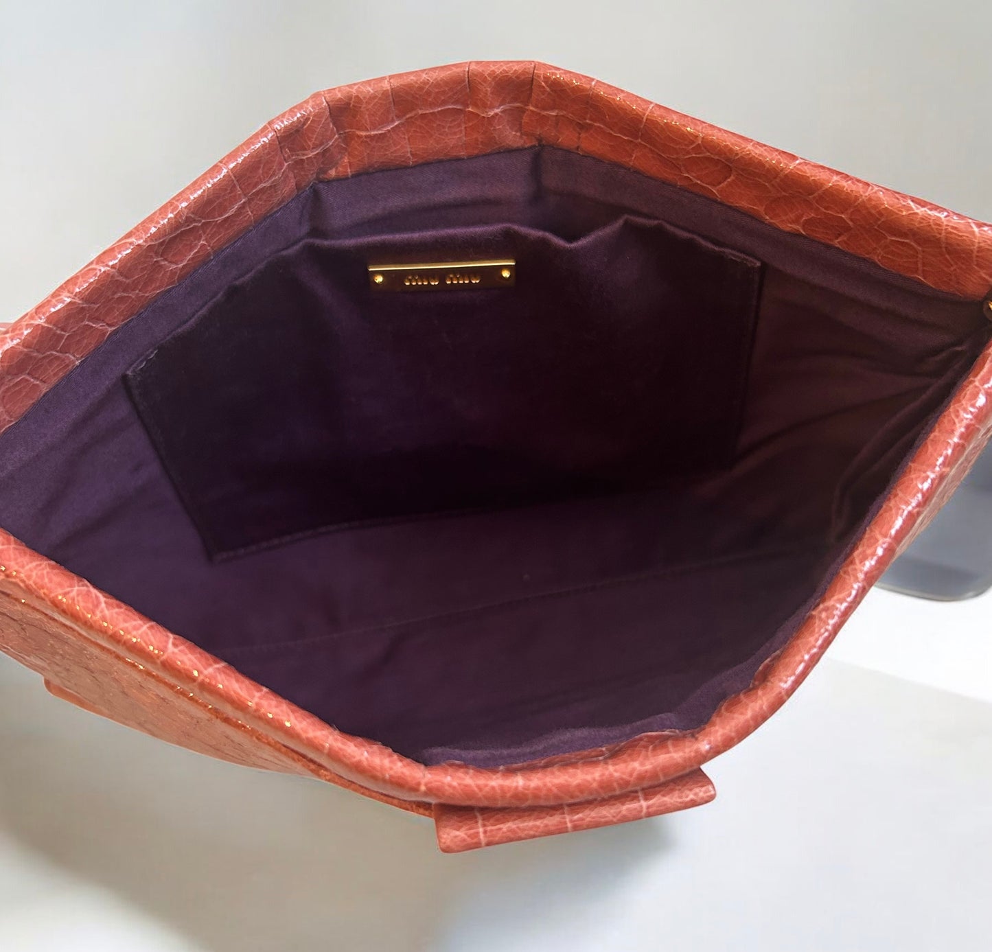 Miu Miu Leather Clutch