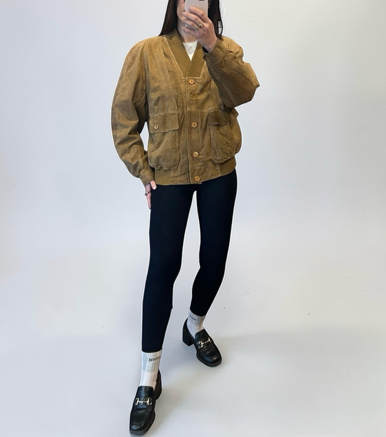 Vintage Suede Bomber Jacket |1980’s
