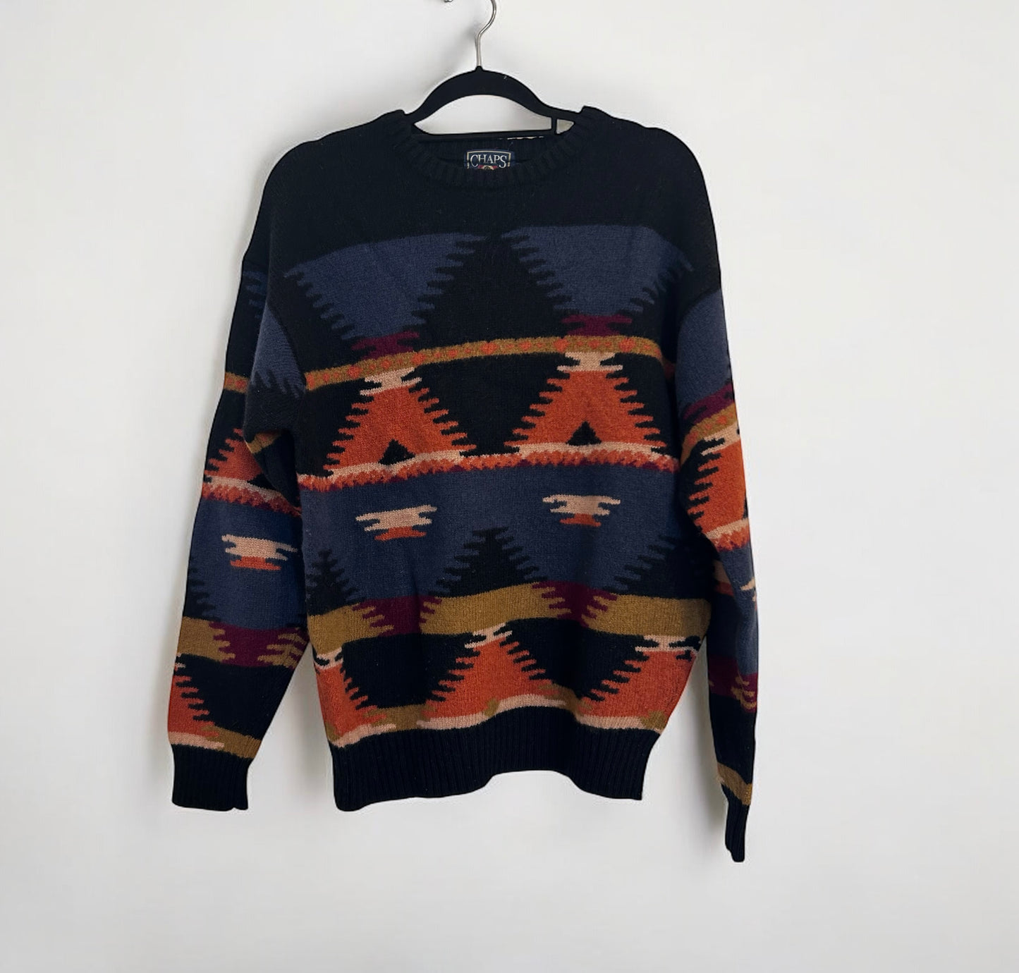 CHAPS Ralph Lauren Southwestern Knit Sweater|90׳s