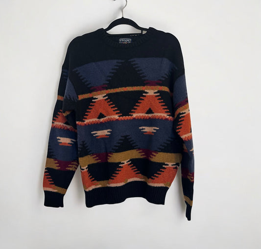 CHAPS Ralph Lauren Southwestern Knit Sweater|90׳s