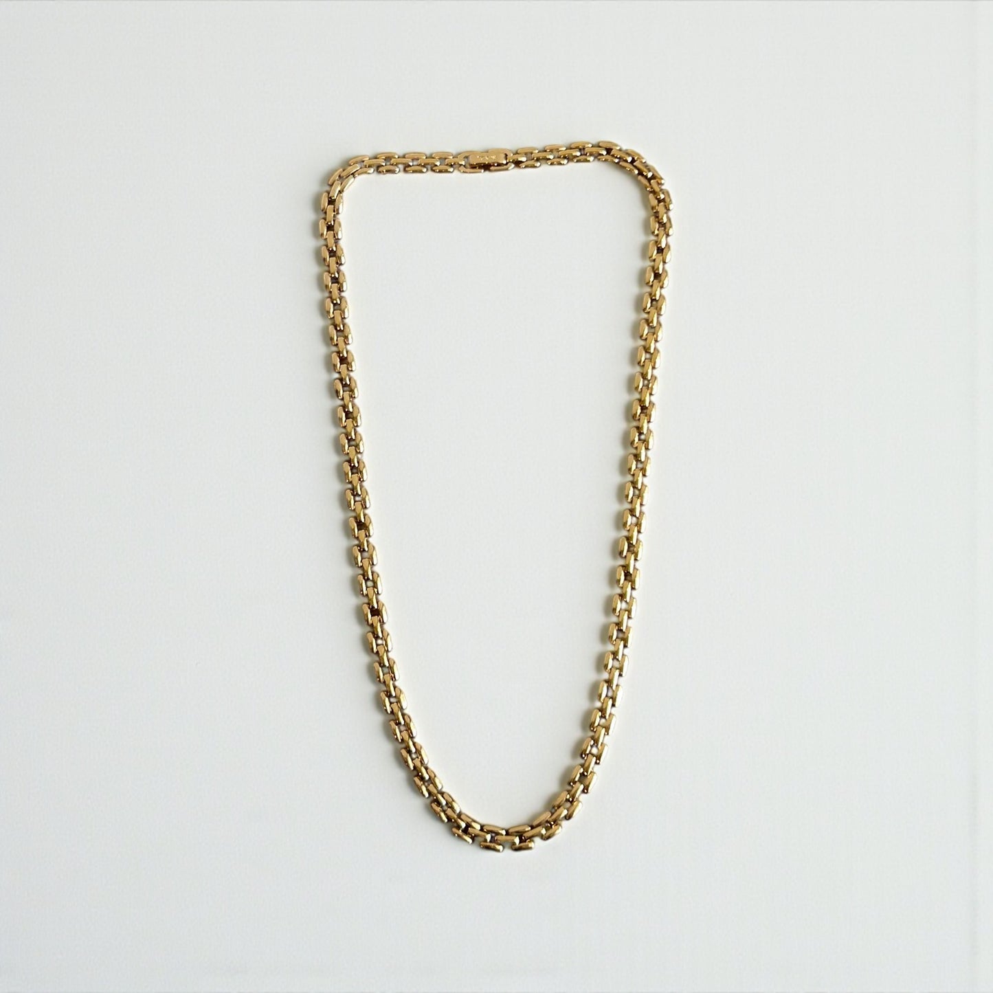 Vintage Pierre Cardin Gold plated Chain Necklace|90s