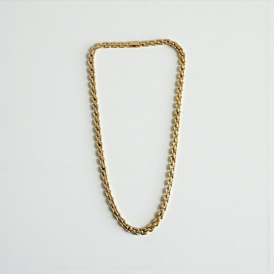 Vintage Pierre Cardin Gold plated Chain Necklace|90s