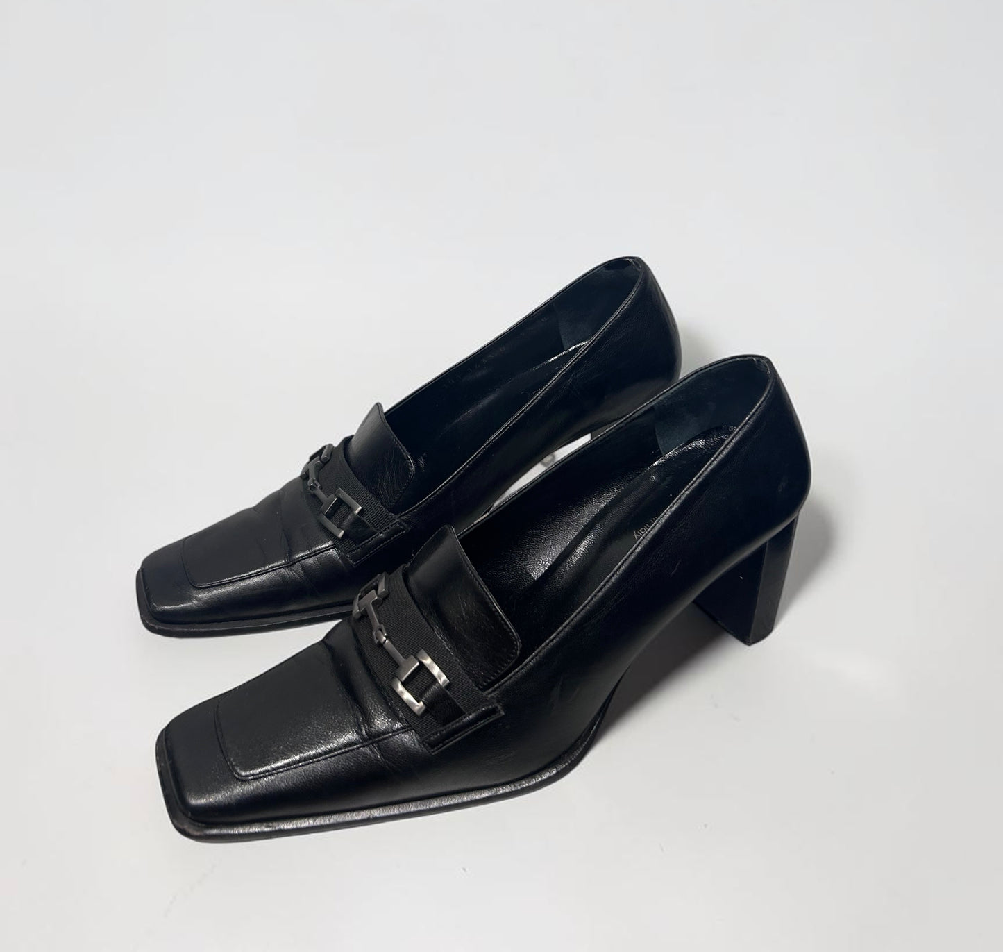 Vintage Gucci Leather Horsebit Block Heel Pumps | Late 1990s–Early 2000s