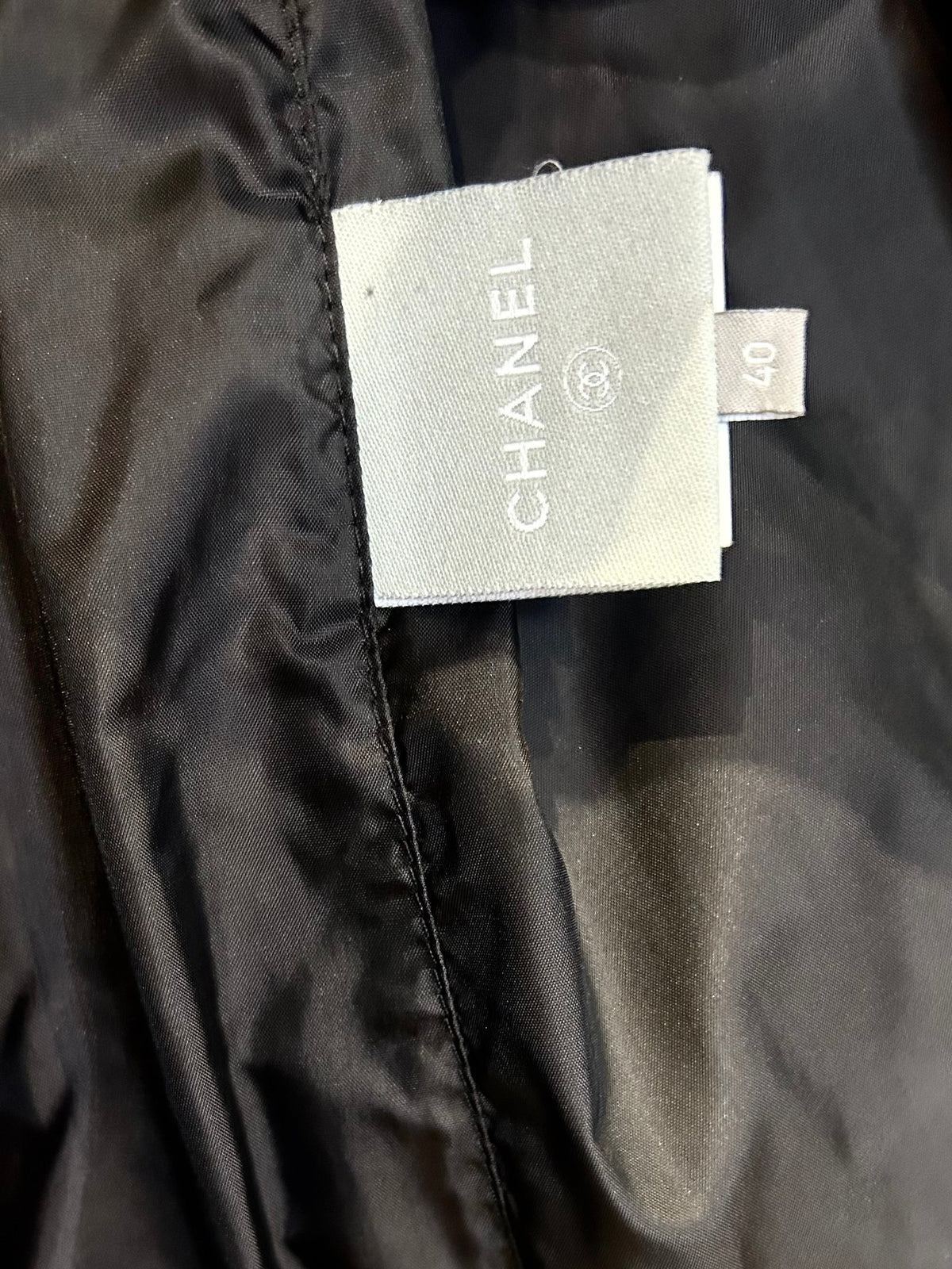 Vintage Chanel Black Quilted Jacket | Fall 2005