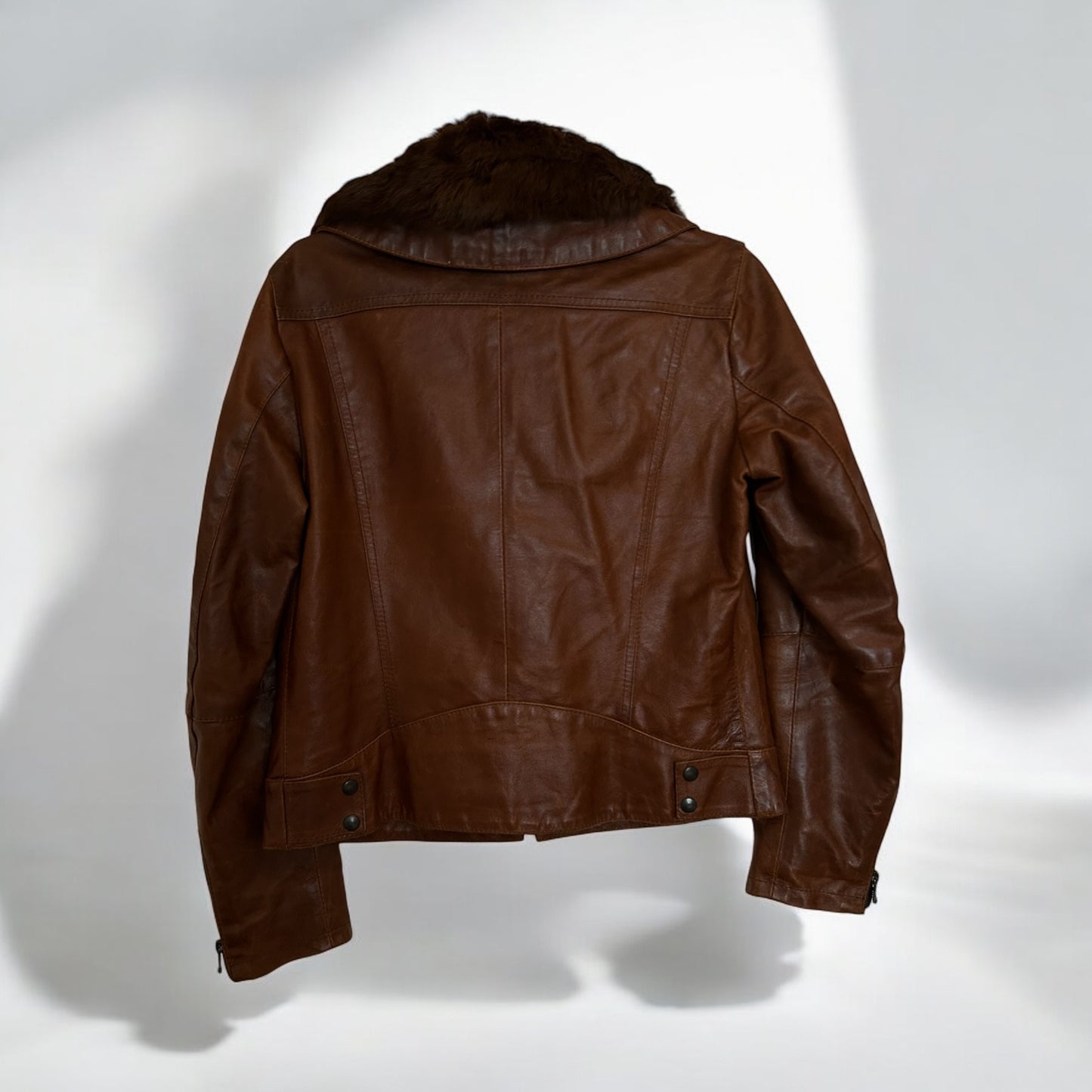 Vintage Conbipel leather biker jacket