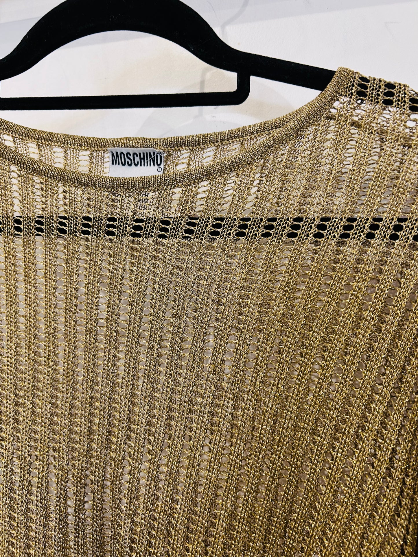 Vintage Moschino Open Knit
