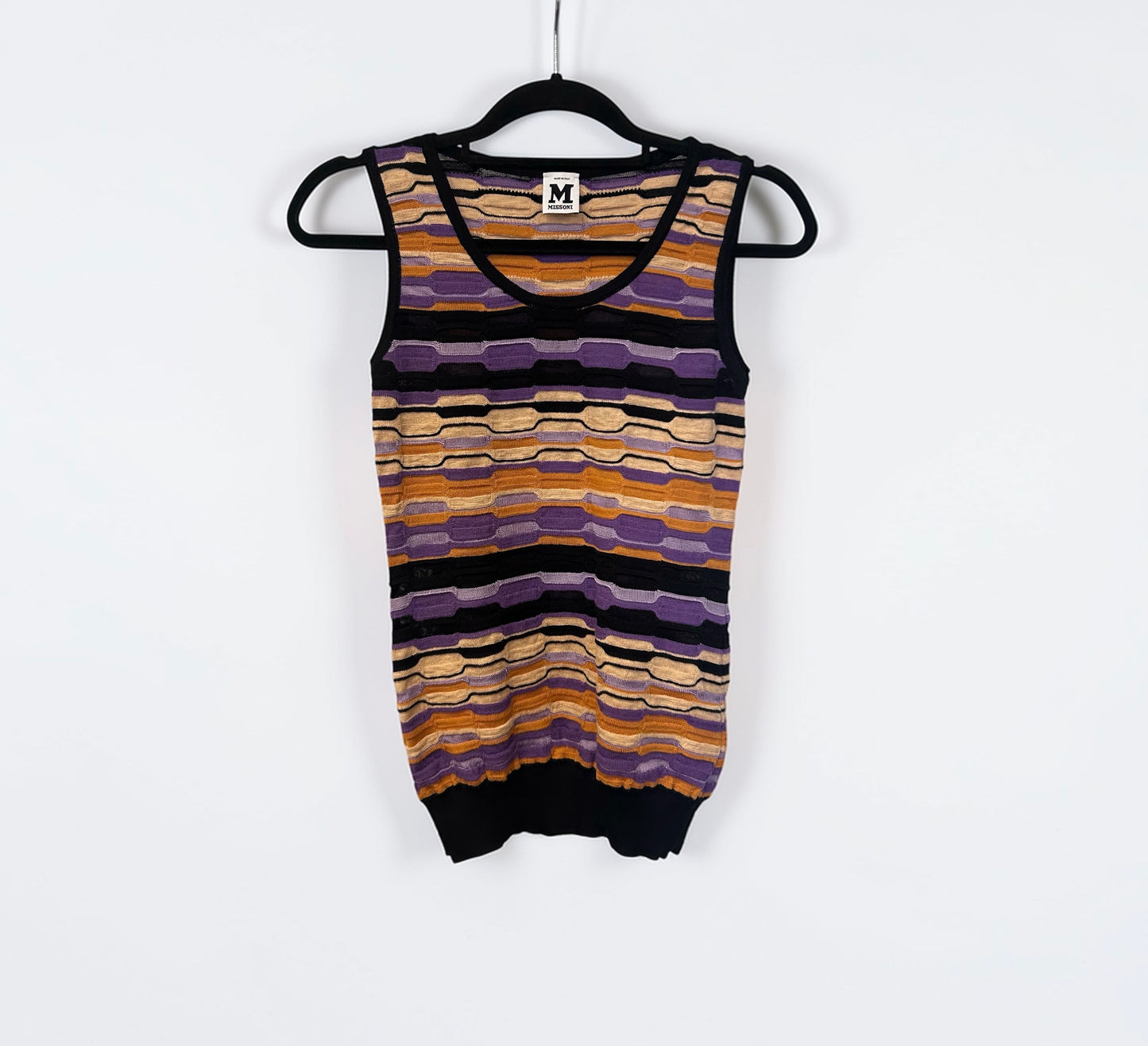 Missoni Multicolor Knit Sleeveless Top |Early 2000s