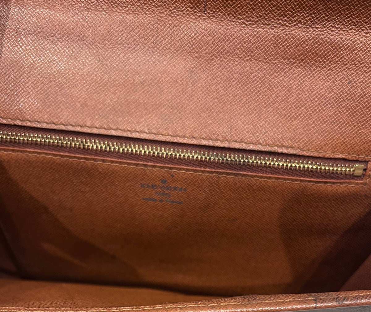 Vintage Louis Vuitton Monogram Pochette Bordeaux Clutch| 1990s